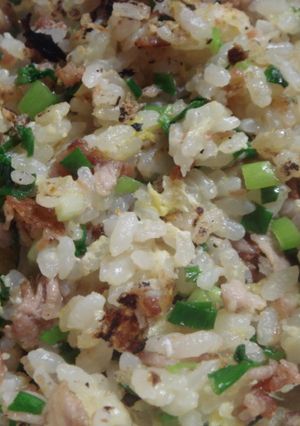 豚とネギdeウメぇチャーハン-レシピのメイン写真