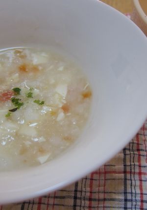 離乳食中期☆豆腐とトマトのミルクリゾット-レシピのメイン写真