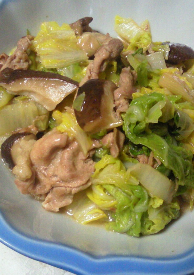 ☆白菜と豚肉の中華風うま煮☆-レシピのメイン写真