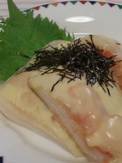 餅ピザ★チーズ明太-レシピのメイン写真