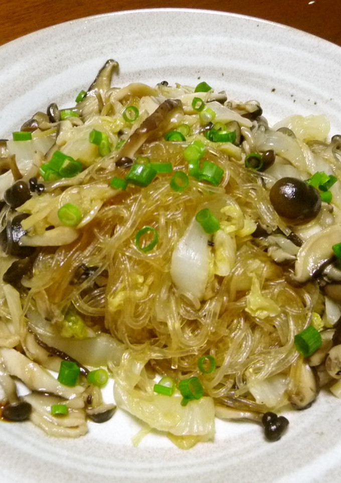 旨っ！白菜とちゅるちゅるのオイスター炒め-レシピのメイン写真
