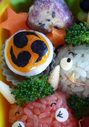 お弁当おかず☆うずら卵で太鼓♪節分にも★-レシピのメイン写真