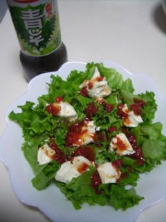 クリームチーズやっこのサラダ-レシピのメイン写真