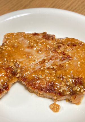 豚肩ロースのごま味噌和え-レシピのメイン写真