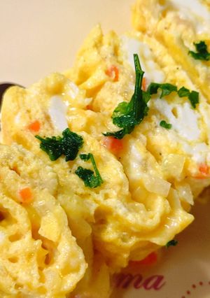 たまご焼き風チーズオムレツ🌼お弁当に-レシピのメイン写真