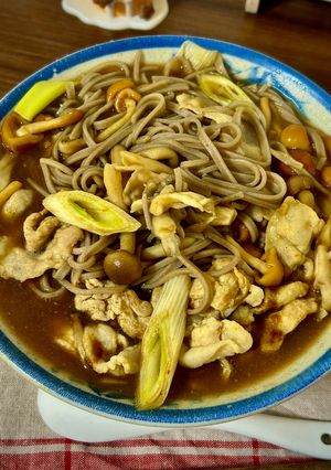 豚きのこカレーそば-レシピのメイン写真