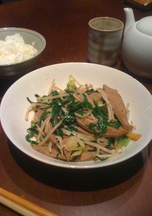 タイ風レバニラ炒め【男の単品料理】-レシピのメイン写真