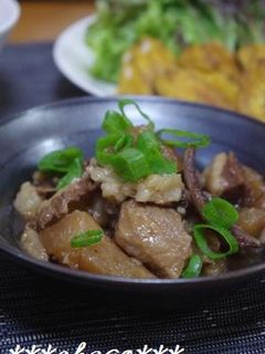 @牛スジと大根の煮物@-レシピのメイン写真