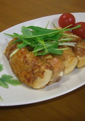 和風！ヘルシーな豆腐の豚肉巻き～♪-レシピのメイン写真