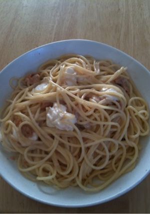 豪華に♪ウニとモッツァレラチーズのパスタ-レシピのメイン写真