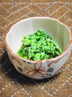 菜の花の辛しマヨ昆布茶和え☆-レシピのメイン写真