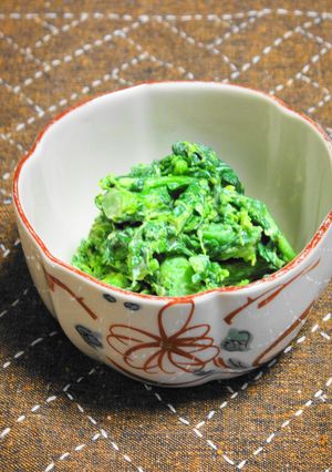 菜の花の辛しマヨ昆布茶和え☆-レシピのメイン写真
