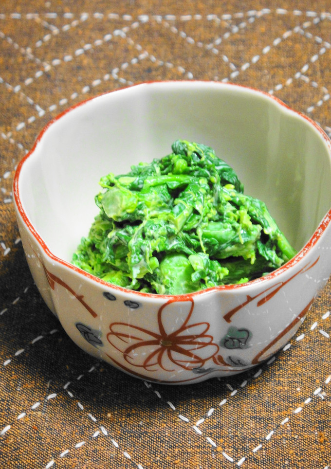 菜の花の辛しマヨ昆布茶和え☆-レシピのメイン写真