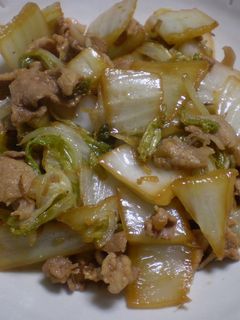 豚肉と白菜の甘酢炒め-レシピのメイン写真