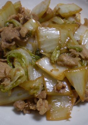 豚肉と白菜の甘酢炒め-レシピのメイン写真