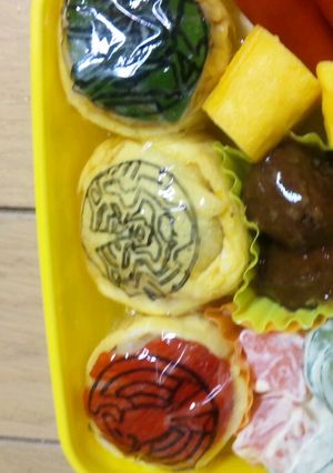 仮面ライダーオーズのメダル弁当-レシピのメイン写真