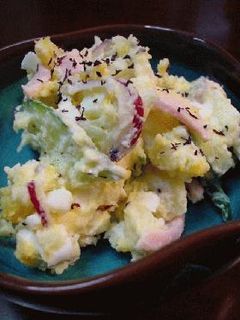 ゆかり入りポテトサラダ-レシピのメイン写真