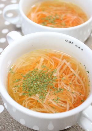おうちで☆ジュリエンヌスープ♪-レシピのメイン写真