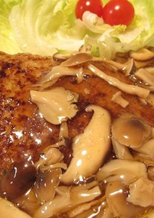 和風ハンバーグ青じそきのこソース-レシピのメイン写真
