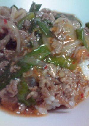 ☆リメイク！牛丼の残りで激ウマ台湾丼☆-レシピのメイン写真
