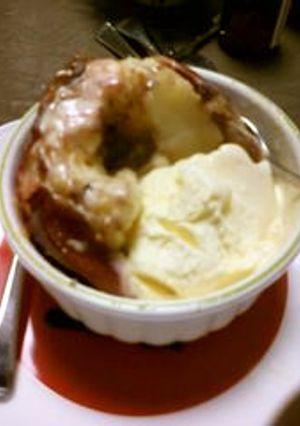 焼きリンゴ＆くるみのカラメリゼ風-レシピのメイン写真