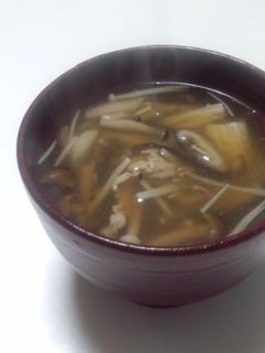とろとろ~きのこ汁-レシピのメイン写真