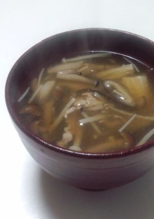 とろとろ～きのこ汁-レシピのメイン写真