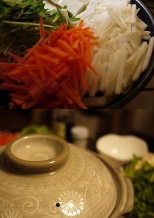 鶏スープから作るとり鍋-レシピのメイン写真