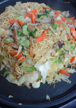 あさり焼きそば　ホットプレートで-レシピのメイン写真