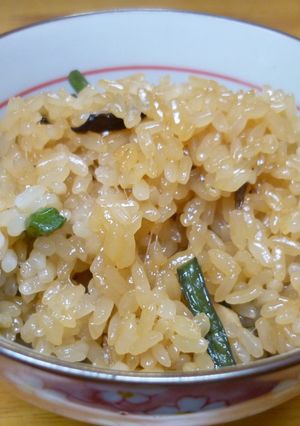 圧力鍋で簡単山菜おこわ-レシピのメイン写真