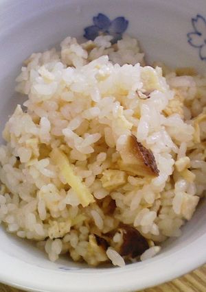 覚書♪　ルクエで簡単　あったか生姜ごはん-レシピのメイン写真