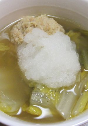 豚つくねスープ-レシピのメイン写真