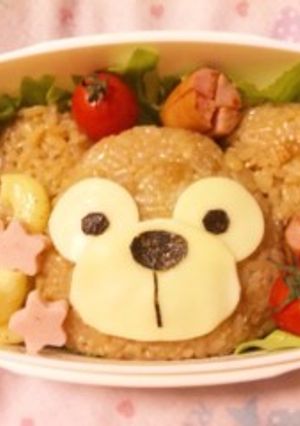 ダッフィーキャラ弁-レシピのメイン写真