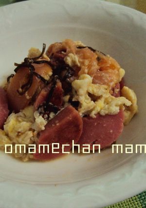 ♪魚肉ソーセージとトマトの卵とじ♪-レシピのメイン写真