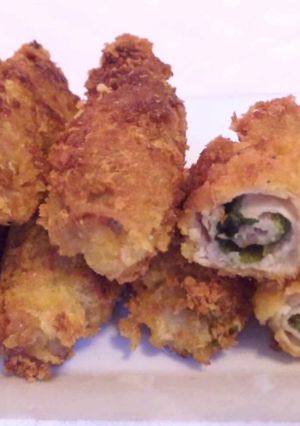 豚肉のチーズ大葉巻き(人´ε｀●)♪-レシピのメイン写真