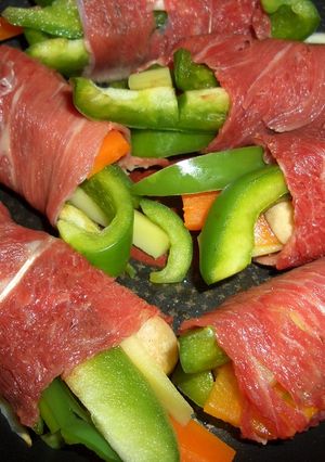 たっぷり野菜の肉巻き-レシピのメイン写真