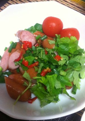 【タイ料理】ソーセージのピリ辛ヤム-レシピのメイン写真