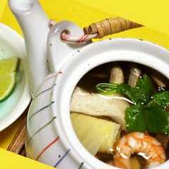 A picture of あぎ茸の土びん蒸し.