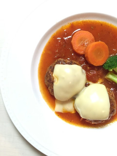 ♡ ふわっふわ♡ の煮込み豆腐ハンバーグ-レシピのメイン写真