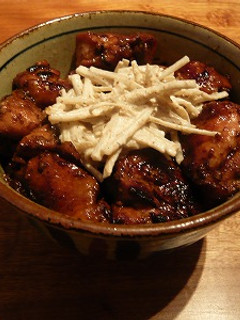 鶏の照り焼きとごぼうサラダの丼!-レシピのメイン写真