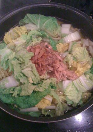 簡単白菜とシーチキン煮-レシピのメイン写真