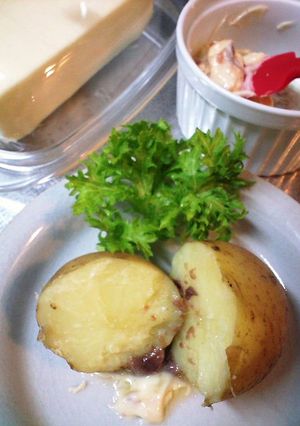 蒸しジャガのアンチョビバター添え-レシピのメイン写真