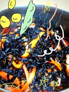 ひじきの炒め煮-レシピのメイン写真