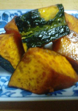 カボチャの素揚げ黒酢かけ-レシピのメイン写真