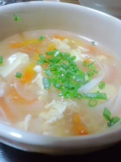 玉子豆腐スープ-レシピのメイン写真