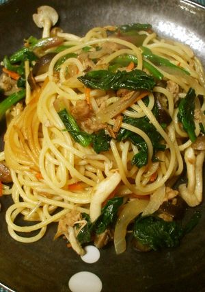 ツナとなすの和風パスタ醤油味であっさり☆-レシピのメイン写真