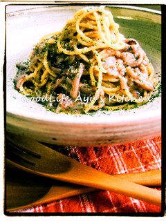 塩辛とチーズのスパゲティ-レシピのメイン写真