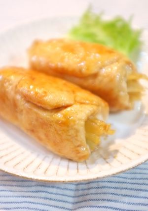 お弁当に!ポテトinささ身ロール-レシピのメイン写真