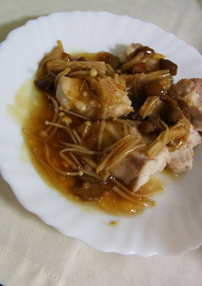 鶏のむね肉焼き ～きのこ餡かけ～-レシピのメイン写真