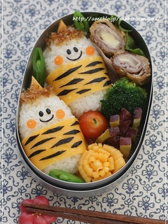 節分キャラ弁☆俵おにぎりのオニくん♪-レシピのメイン写真